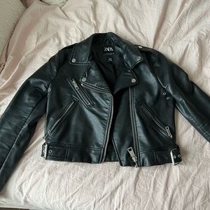 Faux leather jacket Zara